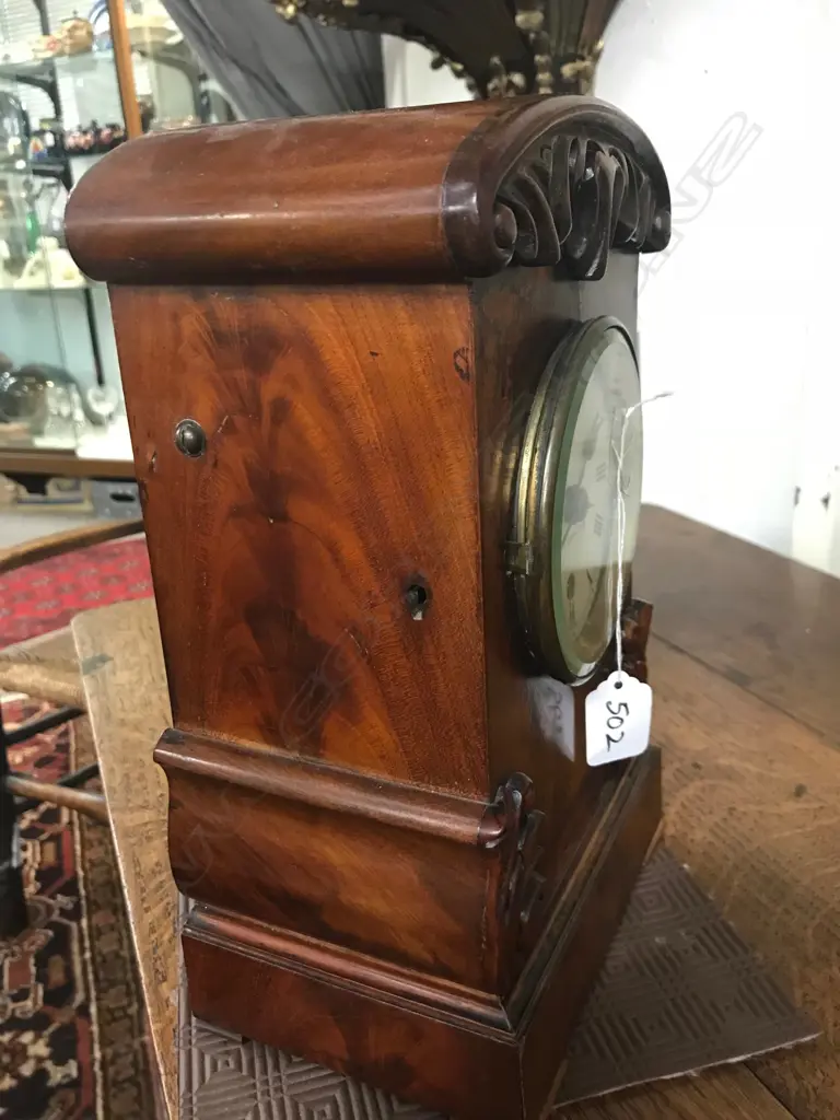 A William IV mahogany cased bracket clock Image 1++