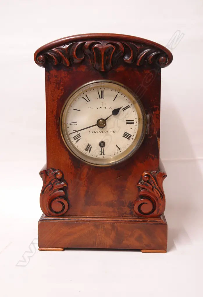 A William IV mahogany cased bracket clock Image 1++