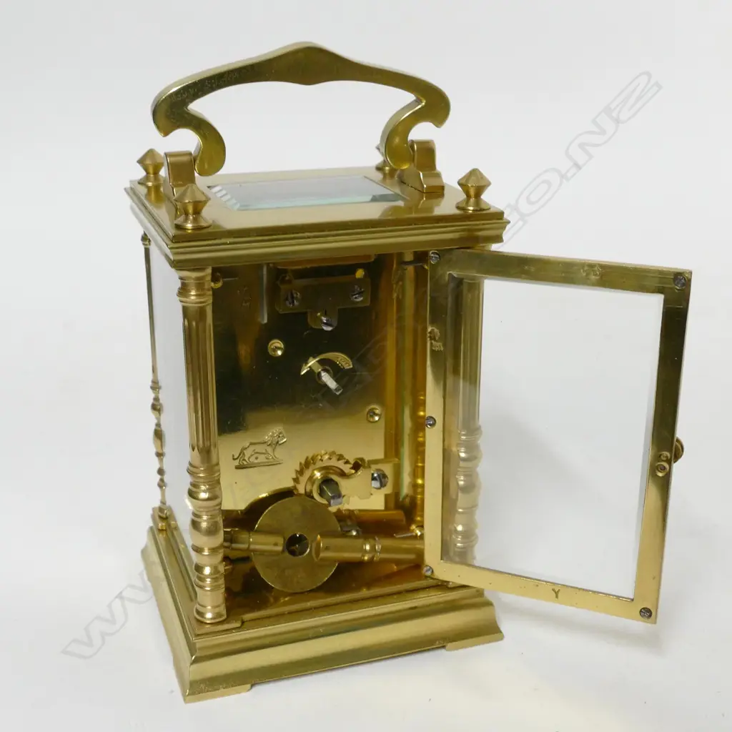 A French brass cased carriage clock by Duverdrey & Bloquel Image 1++