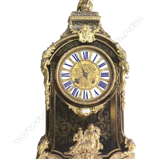 An 18thC French Boulle large bracket clock