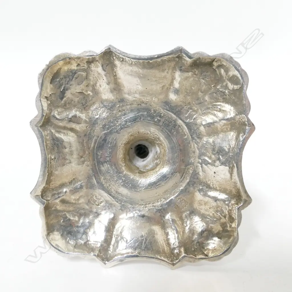 A George II silver taperstick by John Cafe Image 1++