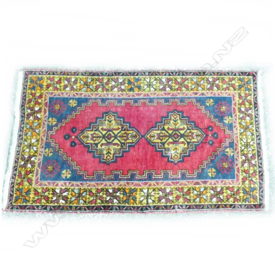 A hand knotted Turkish Kazak rug