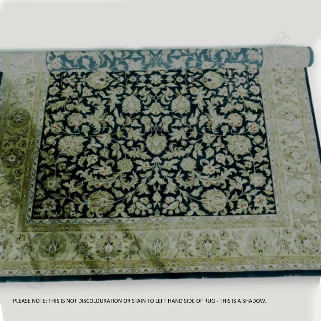 A large good quality hand knotted Indo-Persian carpet Image 1++