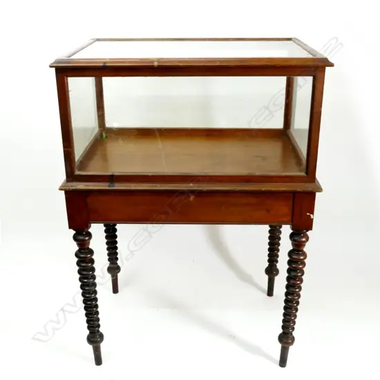 A colonial kauri table vitrine