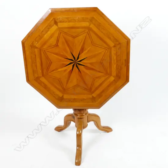 A N.Z. timbers occasional table