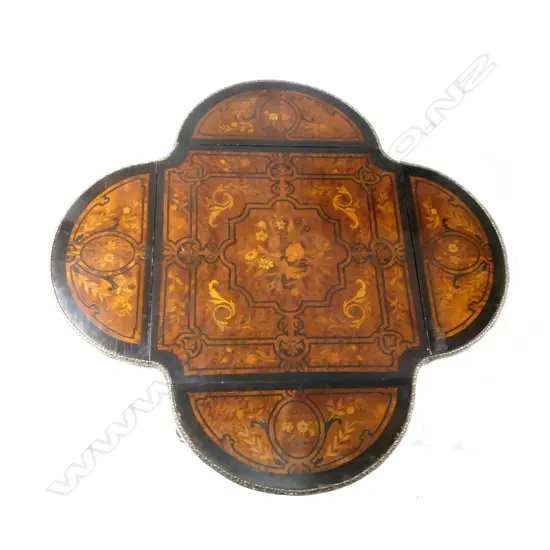 A 19thC French card table