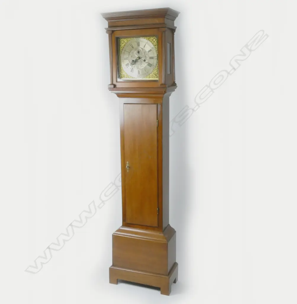 A 19thC oak long case clock Image 1++