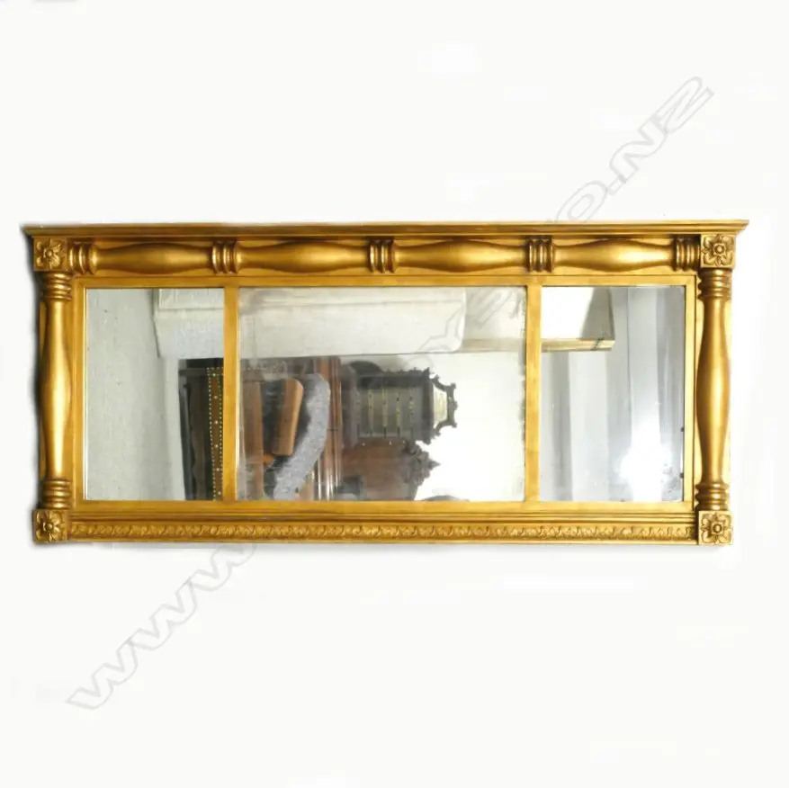 A Victorian style overmantel mirror Image 1++