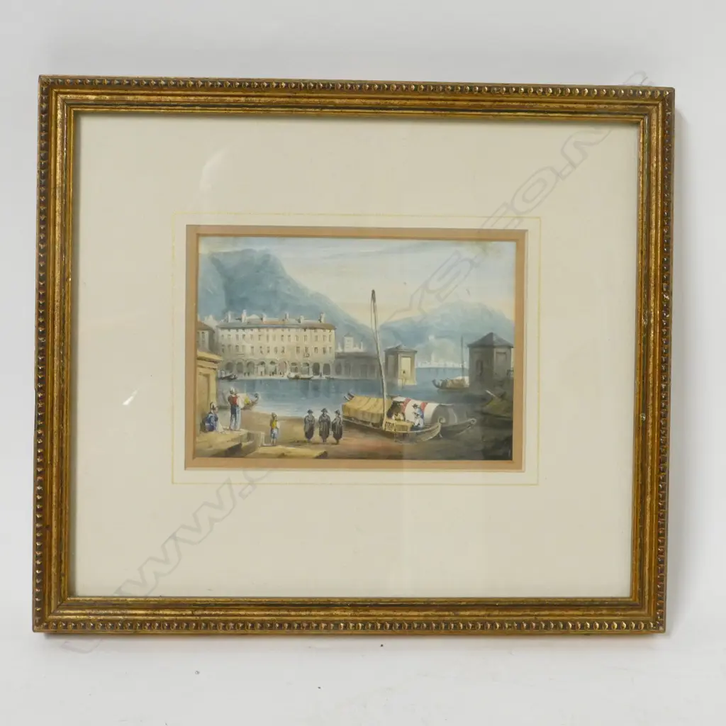 Four 19thC European watercolours Image 1++