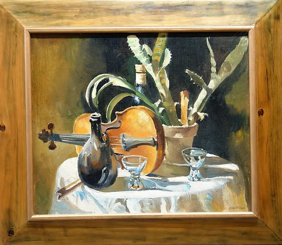 Peter McIntyre 'Still Life with Violin' Image 1++