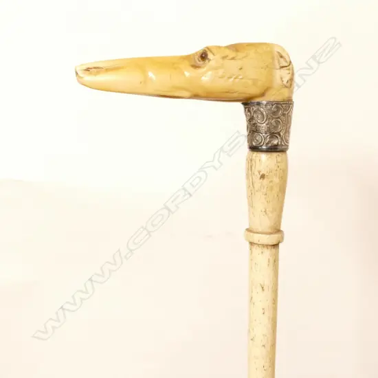 A short whalebone cane