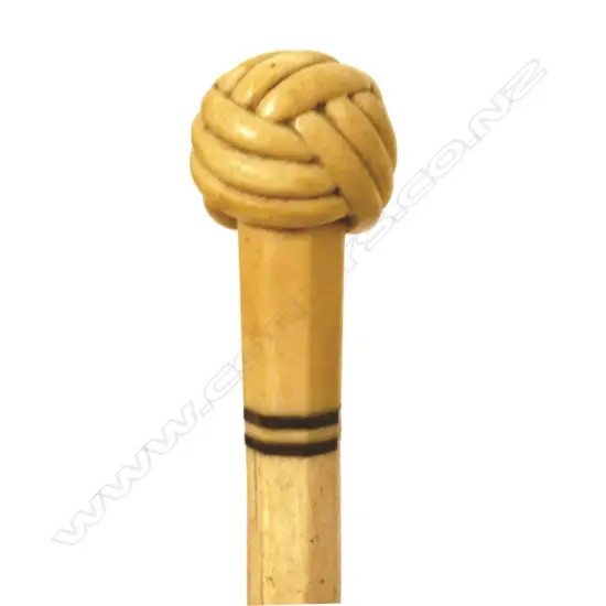 A whalebone walking stick