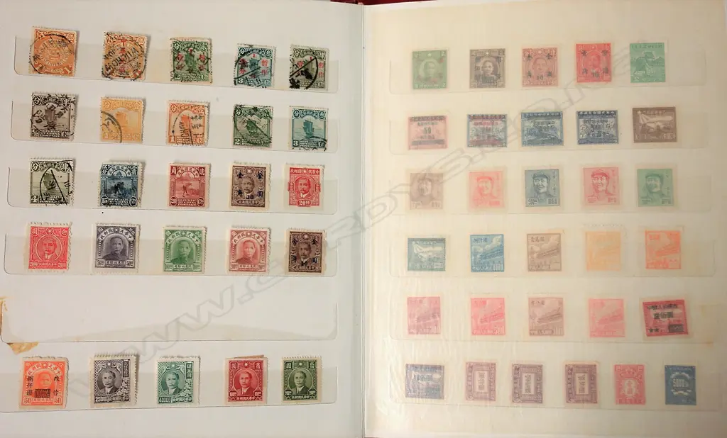 A Hong Kong stamp collection Image 1++