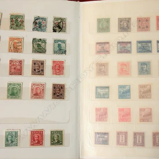 A Hong Kong stamp collection