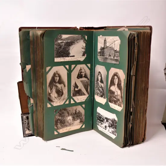 A large postcard album