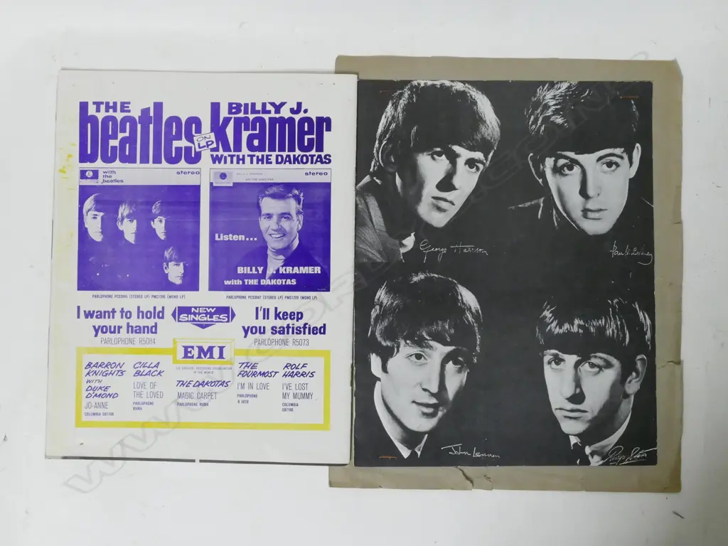 An autographed The Beatles Christmas Show (Brian Epstein) programme.  The souvenir programme from the 16-night 1963/1964 Finsbury Park Astoria show with signatures of John Lennon Image 1++