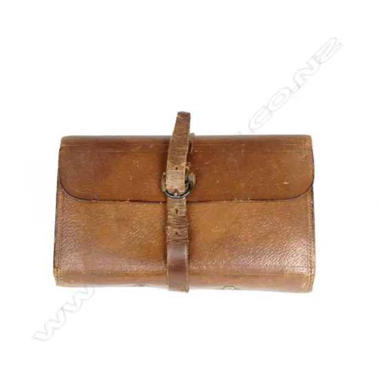 A Hardy Bros. leather fly wallet