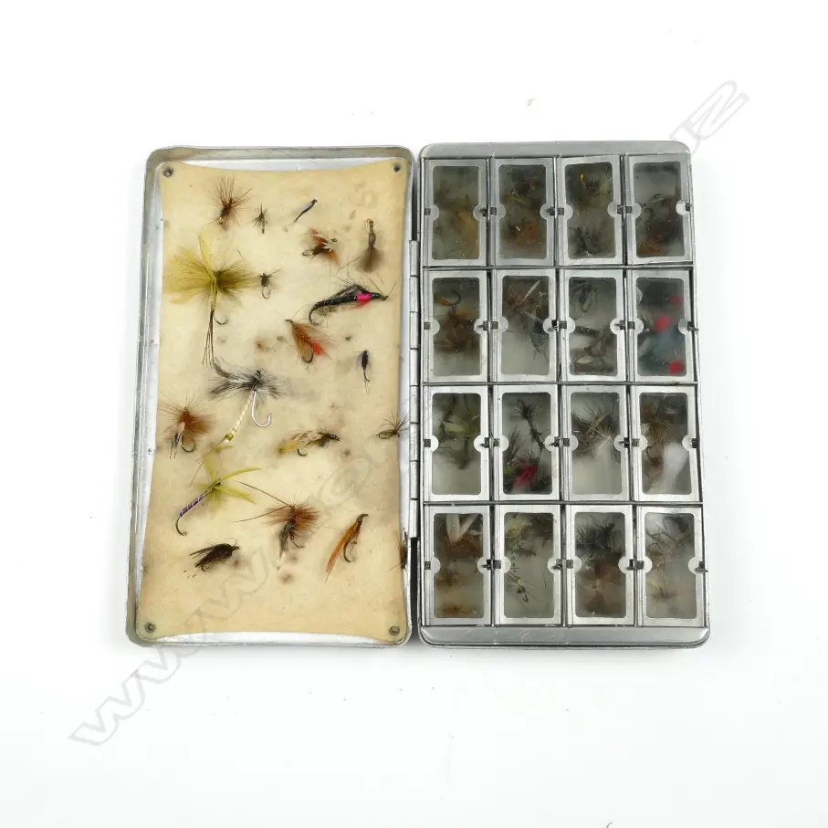 An early Allcock alloy fly box Image 1++