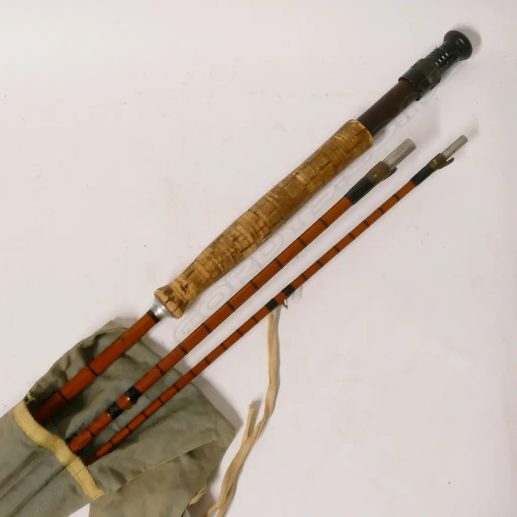 A Walker Brampton three-piece split cane trout rod 'Jo Frost Gem' Image 1++