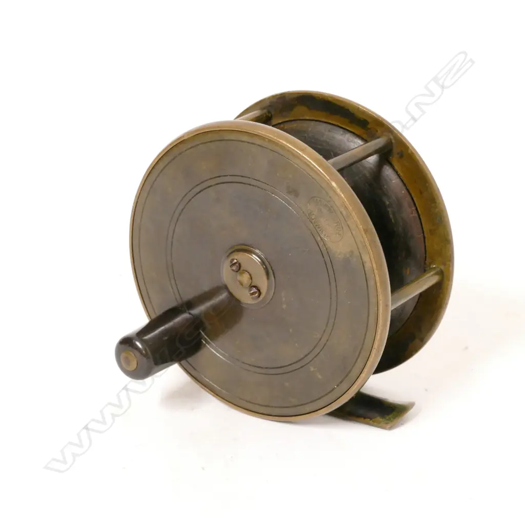 A Hardy Bros. 4" Birmingham plate wind reel Image 1++