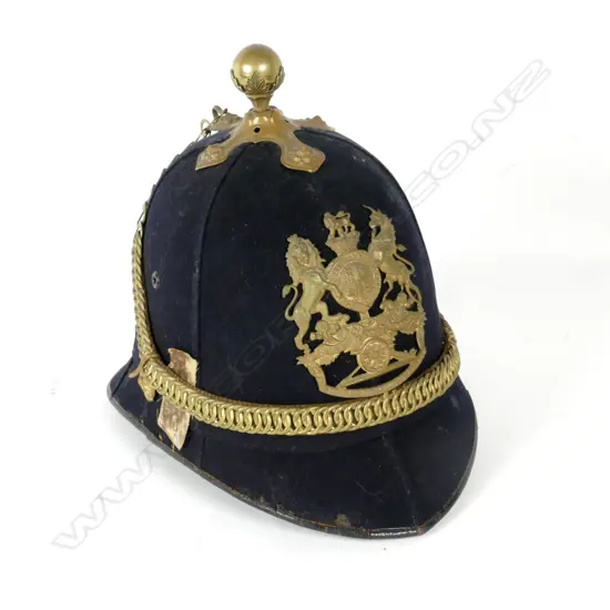 An early 1900s Artillery Volunteer's helmet