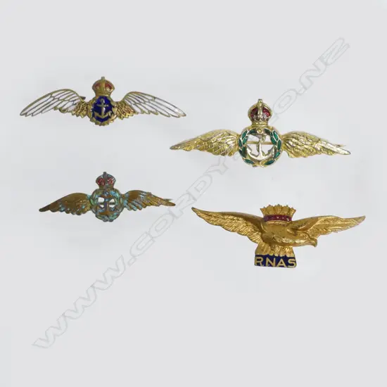 4 AIR FORCE SWEETHEART BADGES