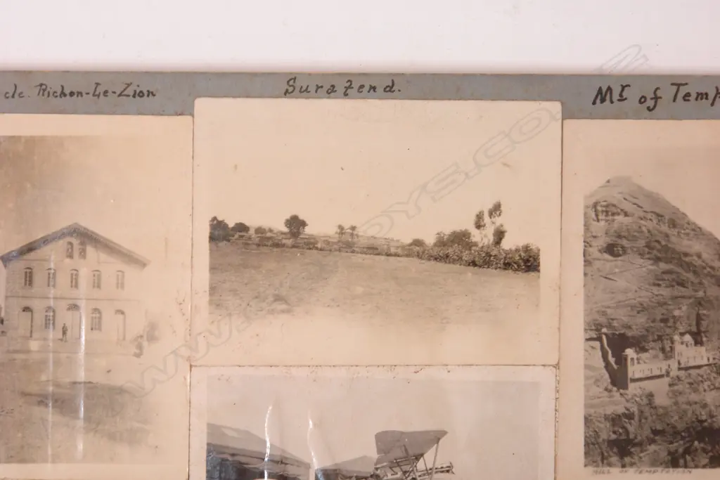 A collection of 16 photographs relating to the NZ Mounted Rifles in Palestine Image 1++