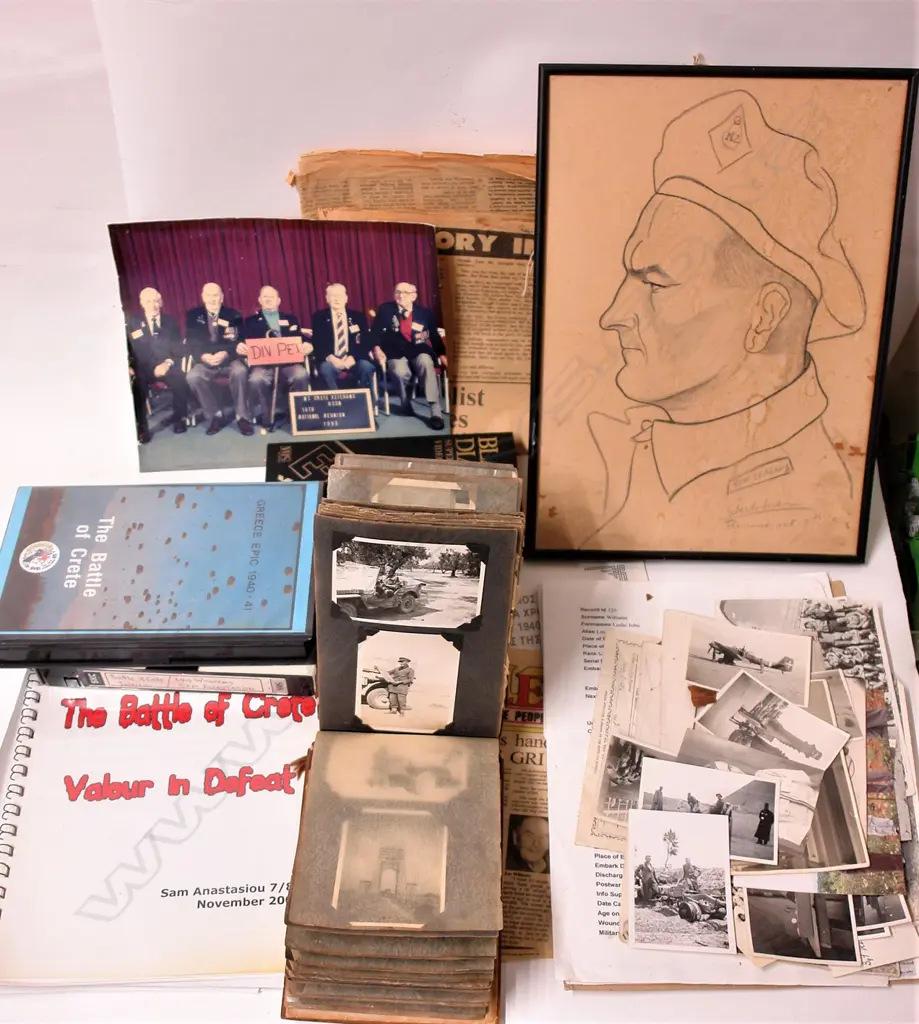 The wartime photographs and documents of 4521 Warrant Officer 2nd Class Les Williams - NZ Petrol Company Image 1++