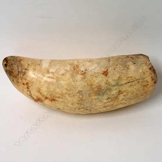 A Fijian tabua (whale's tooth pendant)