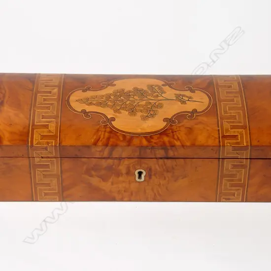 Anton Seuffert (1815 - 1887) New Zealand woods glove box
