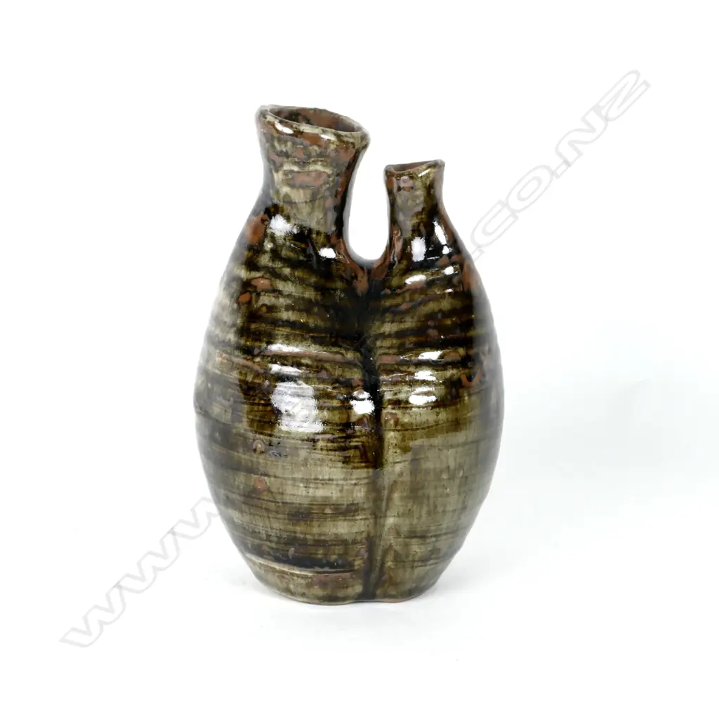 Doris Dutch - a rare double necked vase Image 1++