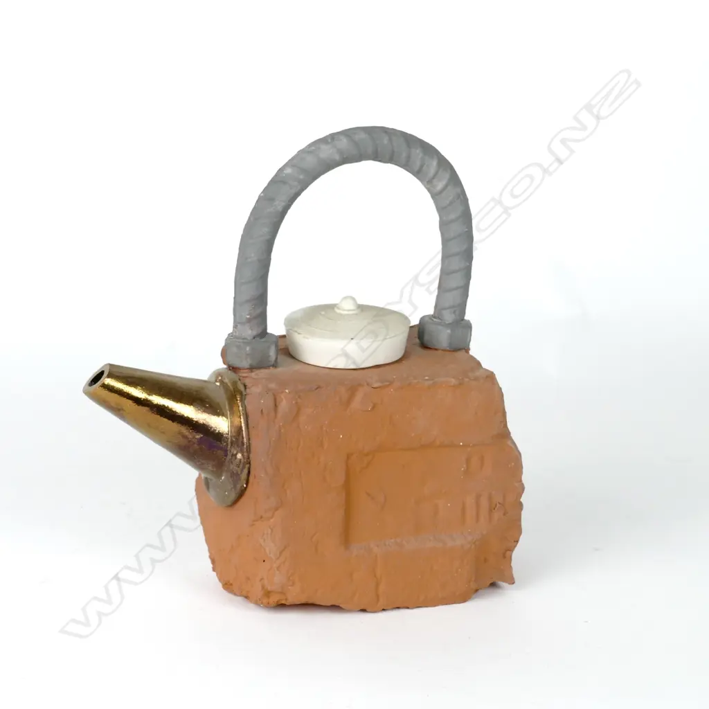 A Peter Lange 'Broken Brick' teapot Image 1++