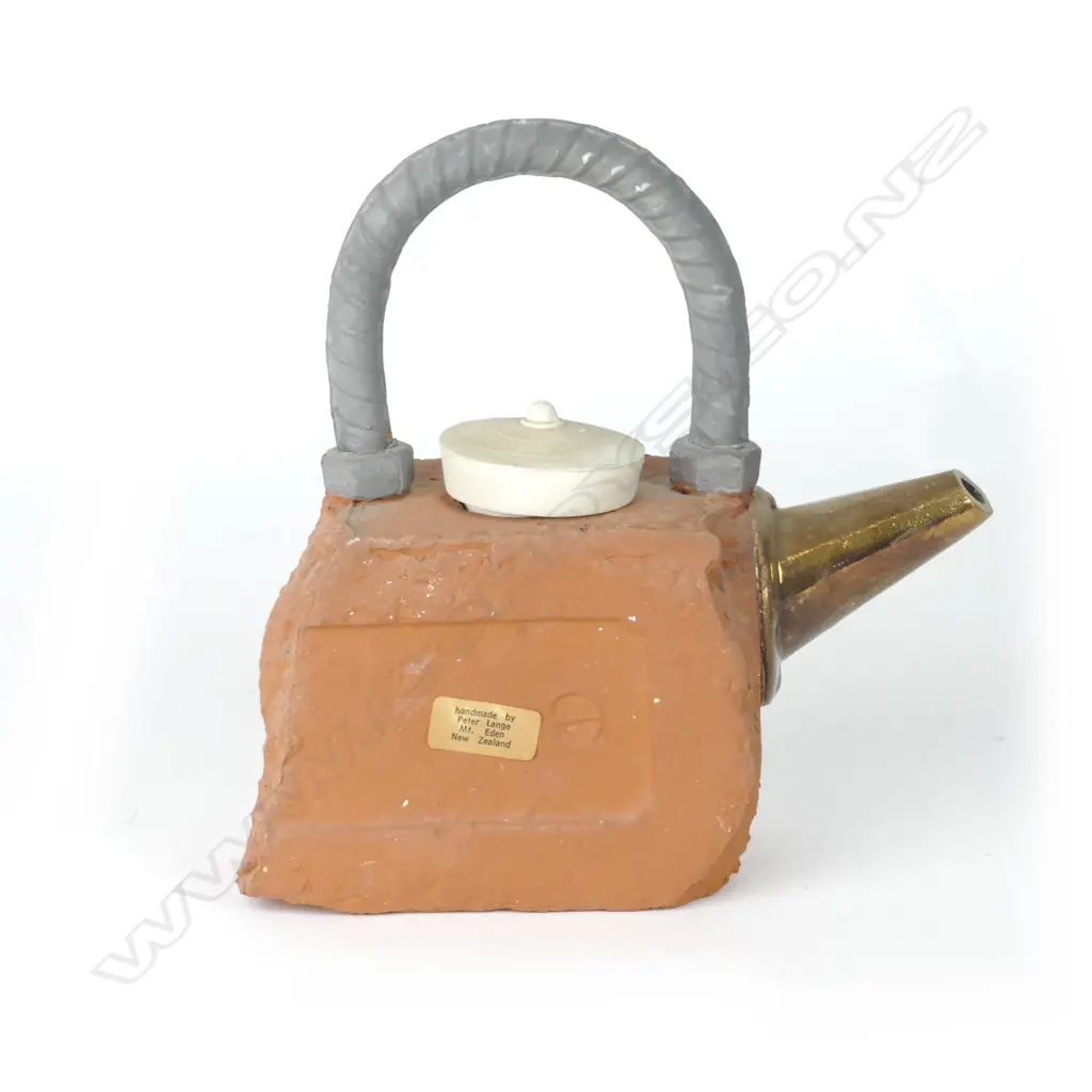 A Peter Lange 'Broken Brick' teapot Image 1++