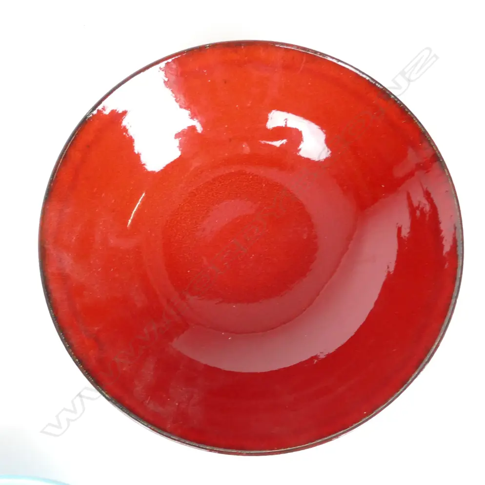 LEN CASTLE RED LAVA BOWL - SMALL Image 1++