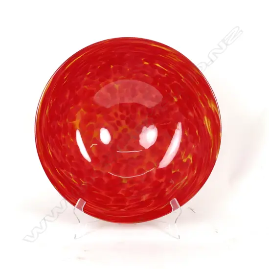 A Garry Nash red chip bowl