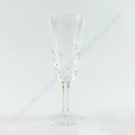 12 Waterford crystal champagne flutes