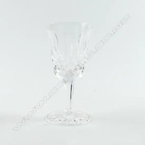 12 Waterford sherry glasses