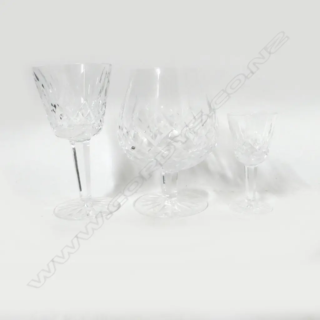 A selection of Waterford crystal glasses Image 1++