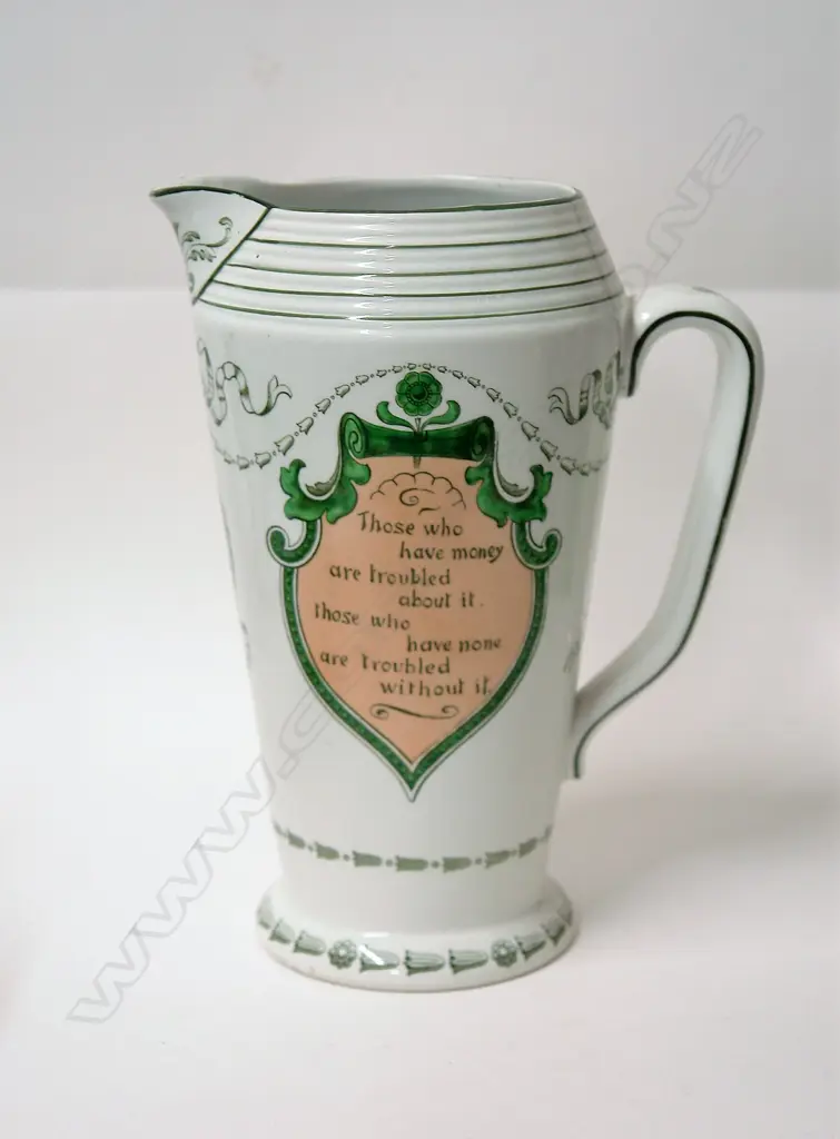 A Royal Doulton 'Old Proverbs' jug Image 1++