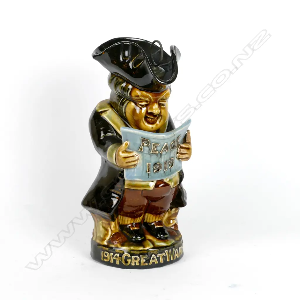 A William Ault Majolica Toby jug/decanter Image 1++