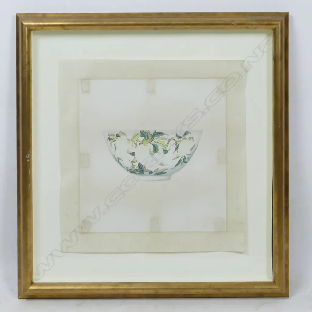 Two decorative Chinese watercolours Image 1++
