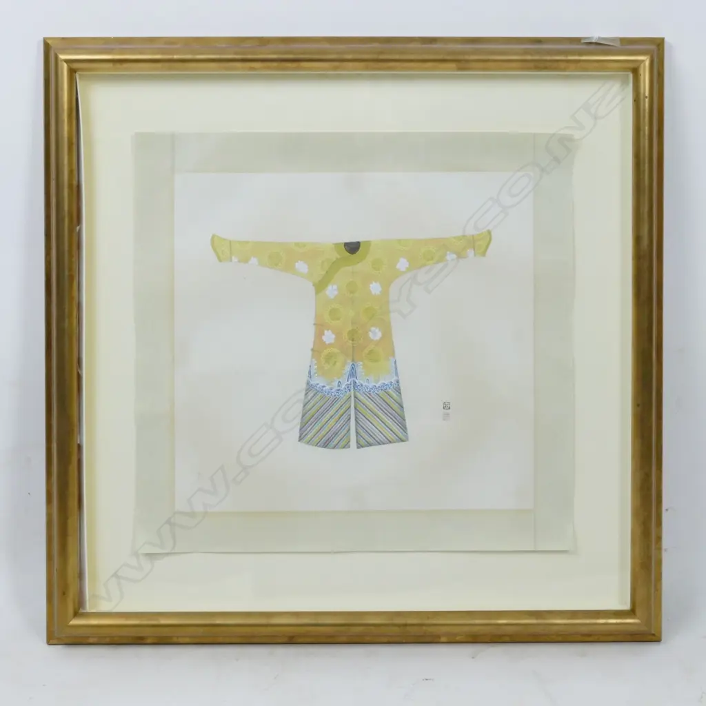 Two decorative Chinese watercolours Image 1++