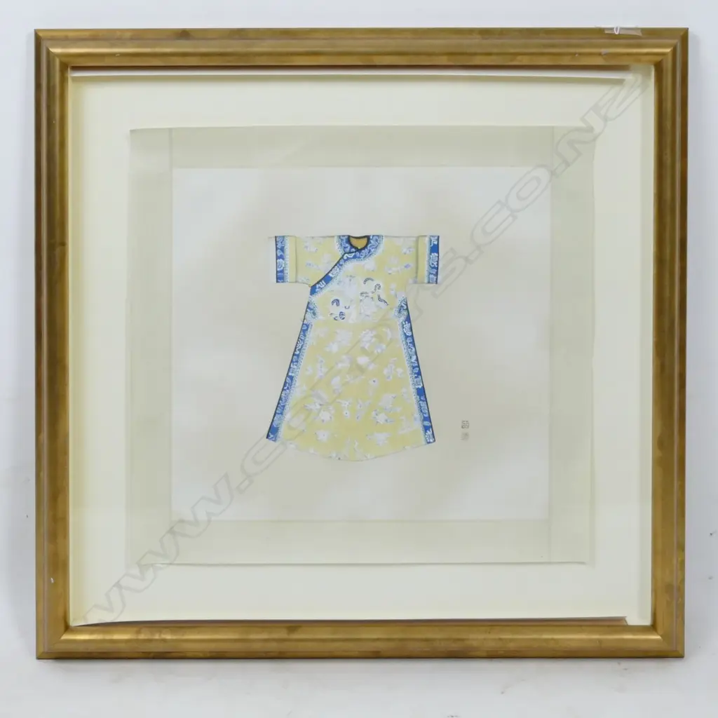 Two decorative Chinese watercolours Image 1++