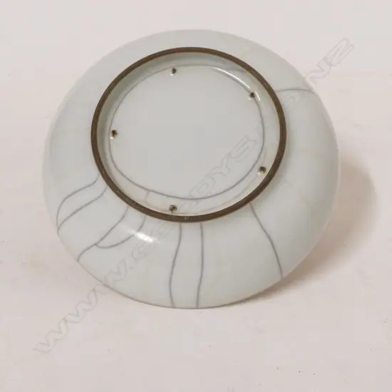 A porcelain shallow small dish