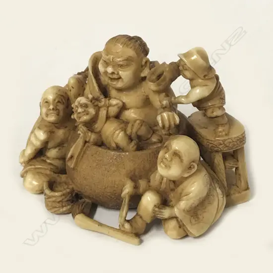 An old Japanese ivory netsuke