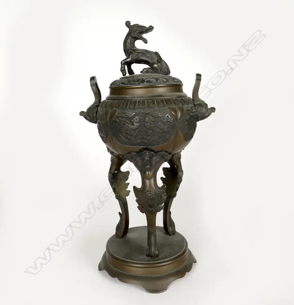 A Japanese bronze censer Image 1++