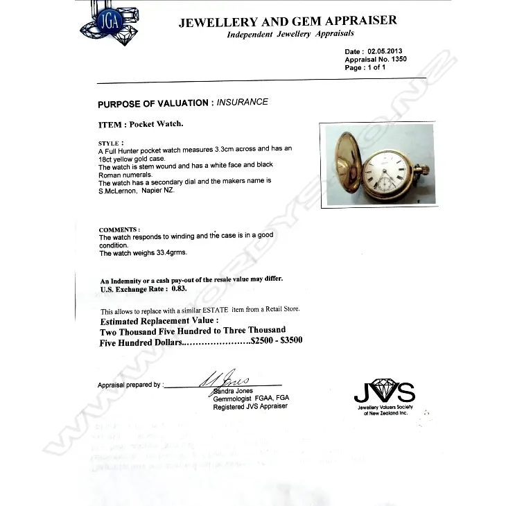 An early 20thC 18ct. yellow gold Omega lady's fob watch Image 1++