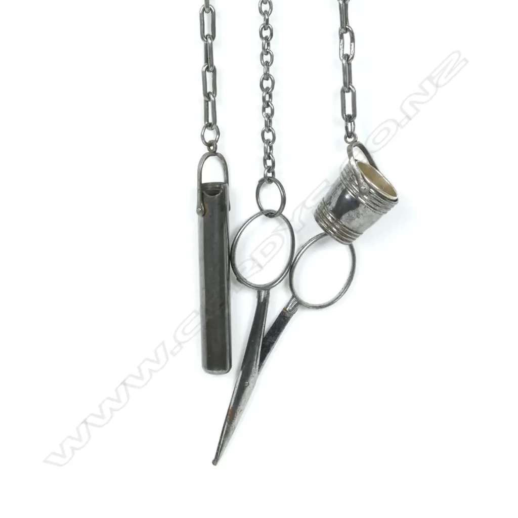A cut steel chatelaine Image 1++