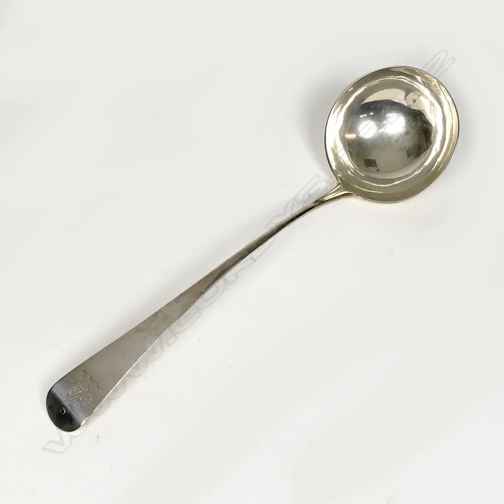 A George III silver sauce ladle Image 1++