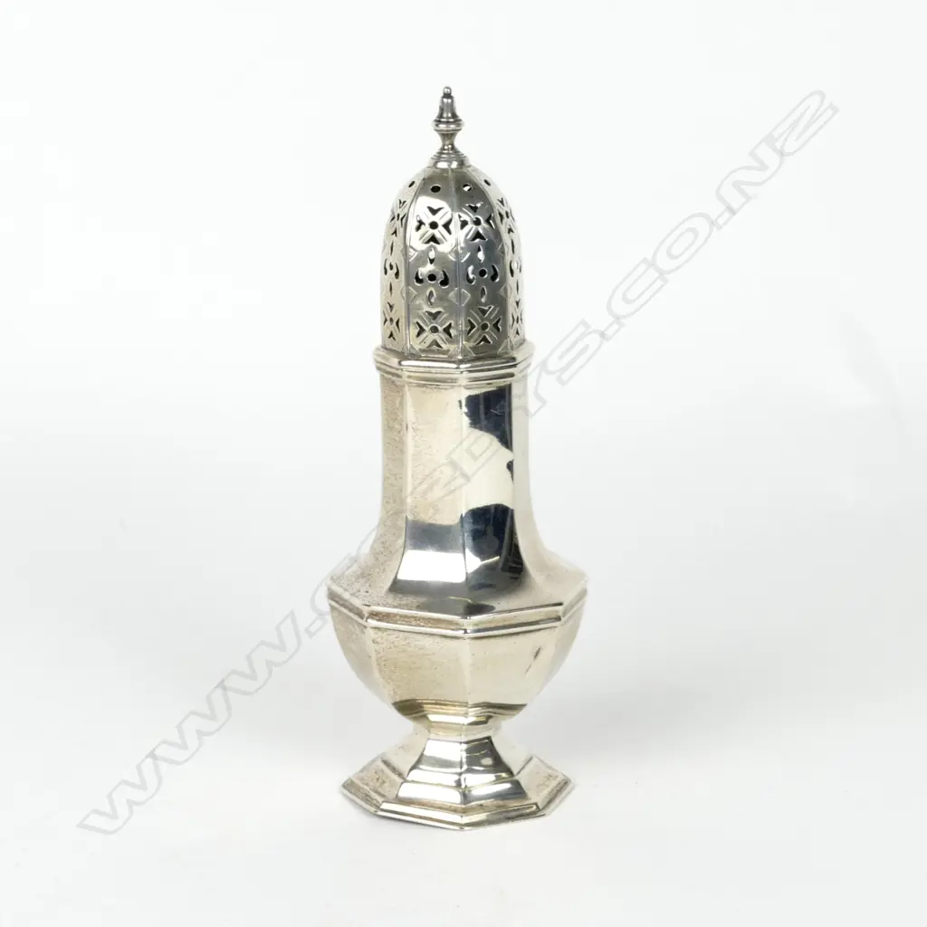A silver caster shaker Image 1++